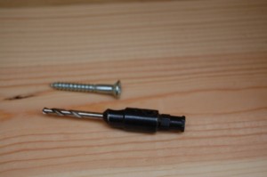 Drill and Countersink with Screw