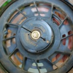 Underside of starter pulley