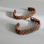 Picture of 2 copper braided bracelets Ashley 2976 and 2979